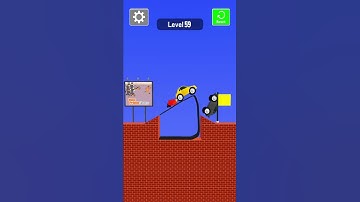 Draw Bridge 🚕 59 Level Gameplay Walkthrough | Best Android, iOS Games #shorts