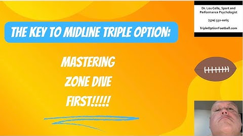The Key to Midline Triple Option: Mastering Zone Dive First