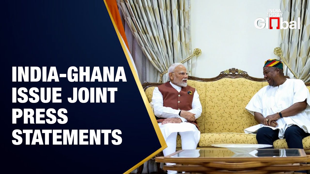 LIVE: India–Ghana MoU Signing & Joint Press Statements | PM Modi State Visit 2025