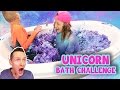 Unicorn Snow Bath Challenge Unicorn Snow Bath Challenge