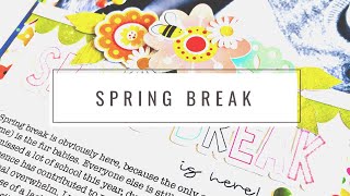 6x8 Hybrid Scrapbook Layout | Pebbles + Echo Park