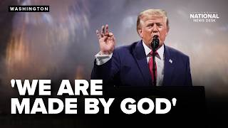 Trump SLAMS COMMUNISM in July 4 speech