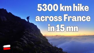 Thru-hike across France in 15 minutes