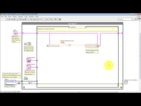 NI Vision: Step 9: Create Calibrate State