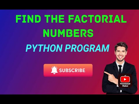 Python Program to Find the Factorial of a Number