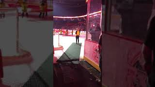 Em Chambers Performing National Anthem at Bulldogs Hockey Game December 2018