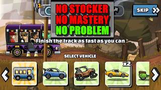 No Stocker No Mastery Bumpy Ride Bonanza - Hill Climb Racing 2