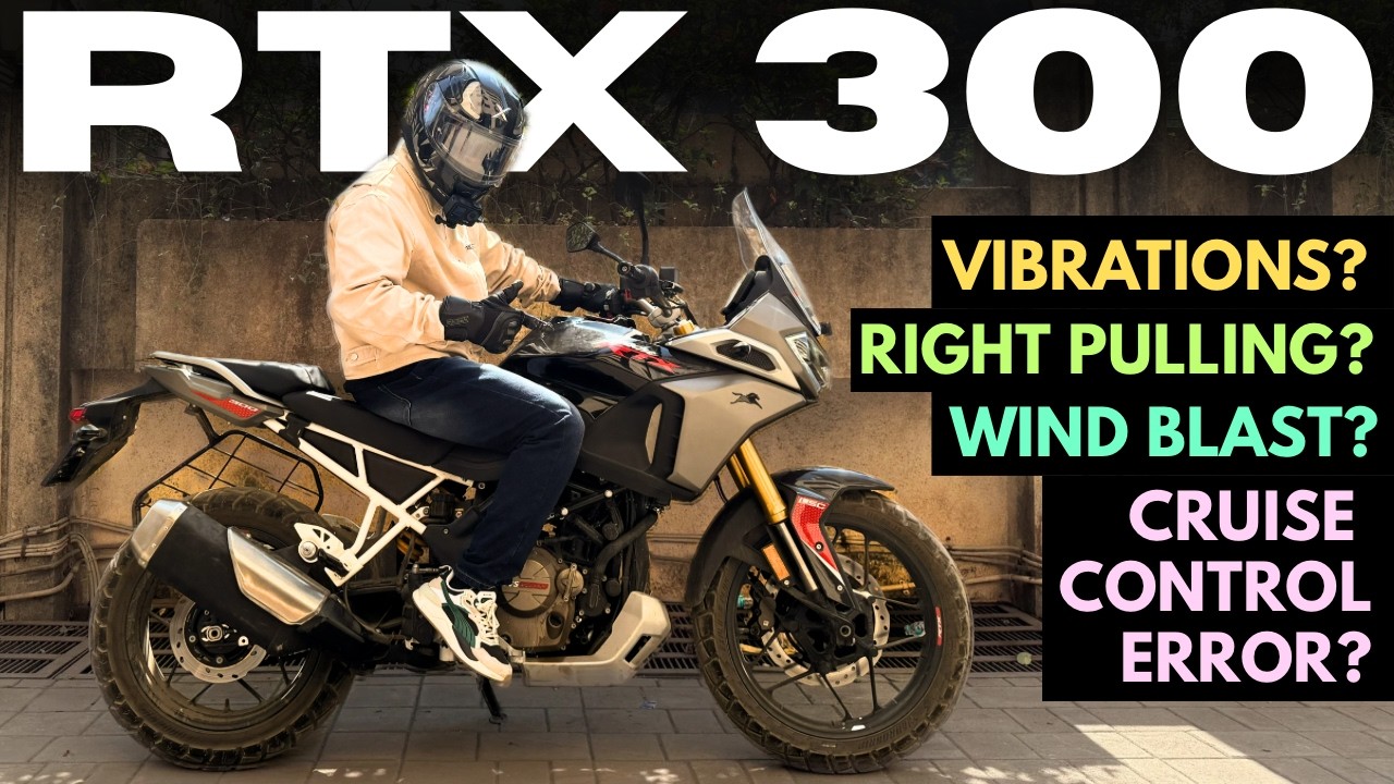 TVS Apache RTX 300 – Real Issues Tested | Truth About Vibrations, Right Side Pulling, Windblast✅