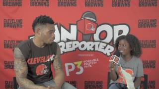 Junior Reporter with Joe Haden