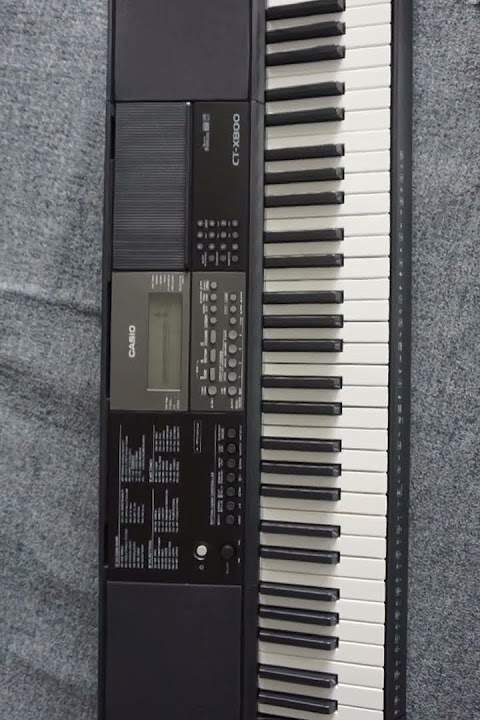 Keyboard pemula udah support flashdisk style?? Casio CT-X800 solusinya