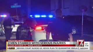 2 stabbed in Wake County on Clear Skyview Circle: Deputies
