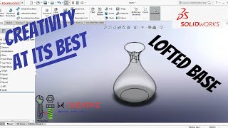 Solidworks / Learning Solidworks for Beginners / design of flower vase / Loft base command Profile