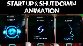 Symbian os Nokia e63 | 3 Start Up & Shut Down Animation (Booting Animation)