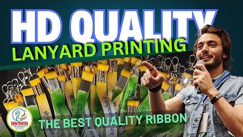 "HD Lanyard Printing: High-Quality Custom Designs for You!"