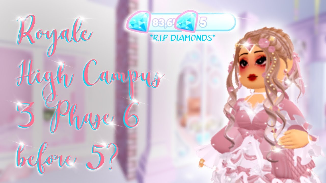 Spending *ALL* My Diamonds! Royale High Campus 3 Phase 6 (DORMS!) YouTube