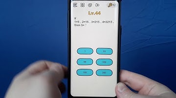 Brain Out If 1=5 2=15 3=215 4=3215 then 5=