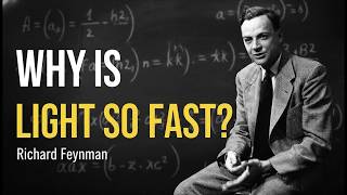 Richard Feynman on the Speed of Light