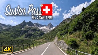 Susten Pass, Switzerland  Driving the most scenic mountain pass road in the Swiss Alps
