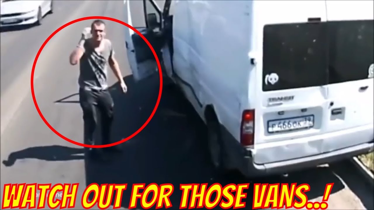 HERE IS WHAT HAPPENS WHEN IDIOTS DRIVE VANS