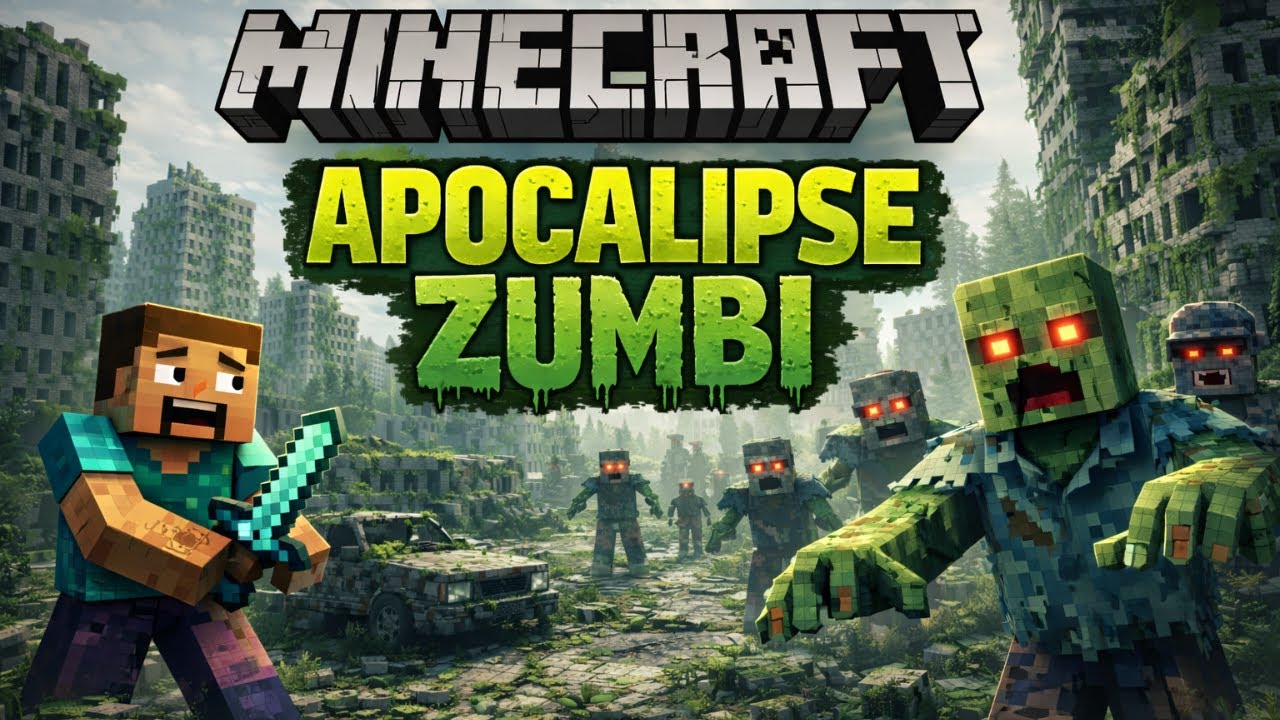 O MELHOR MODPACK DE ZUMBI DO MINECRAFT | Apocalipse Zumbi Minecraft ...
