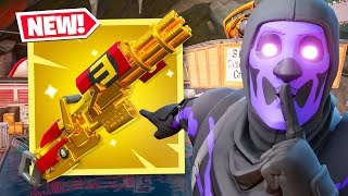 fortnite added a MYTHIC MINIGUN! @McCreamy