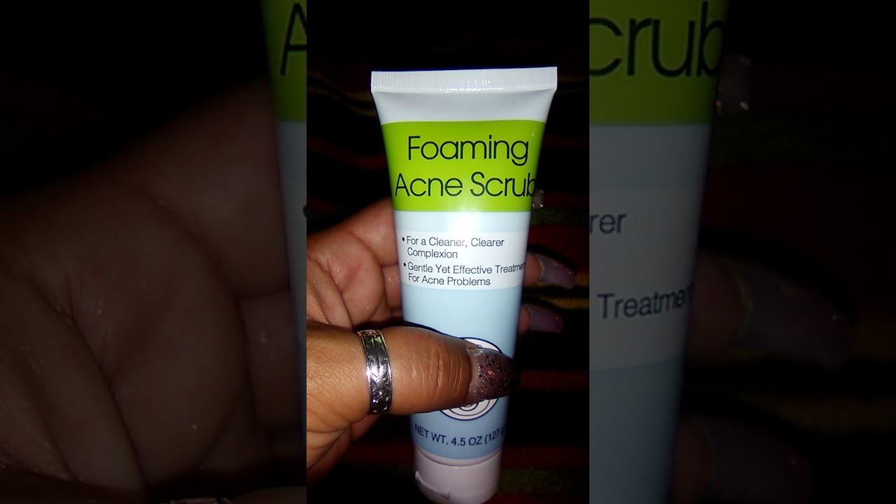 Acne scrub PLEASE SUBSCRIBE YouTube