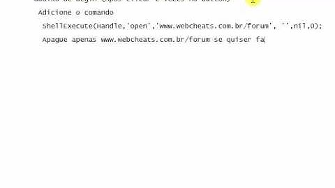 Como usar ShellExecute