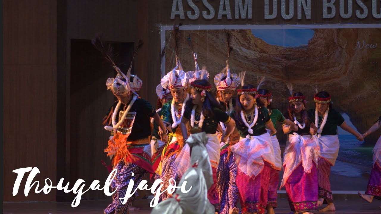 Thougal jagoi ||Folk dance||Assam Don Bosco University|| Yaiba's diary ||