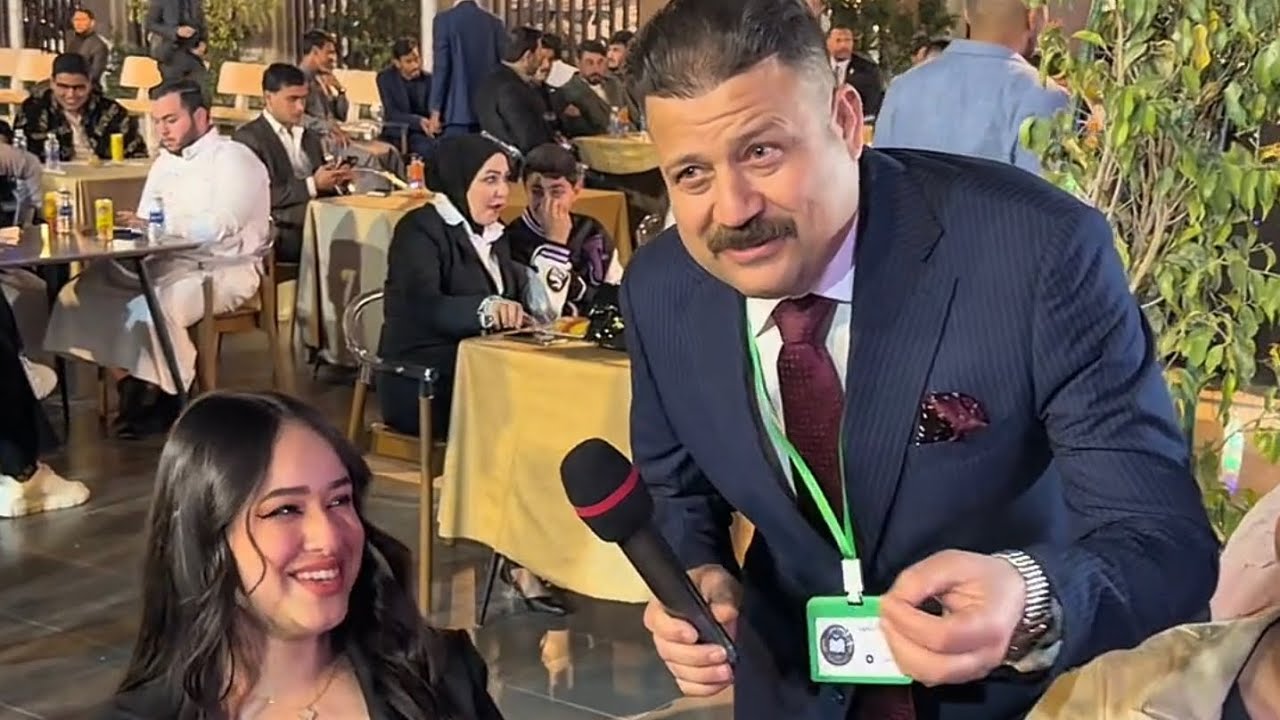 بهاء الغانم اعلامي جامعة المأمون لقاء مع طلاب وطالبات جامعة المأمون والفعاليات التي تقام بعد الافطار