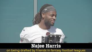 Steelers running back Najee Harris thinks some stats sites have too much time on their hands