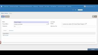 Full How to create a custom menu in Odoo and Vuente using a Tag Update