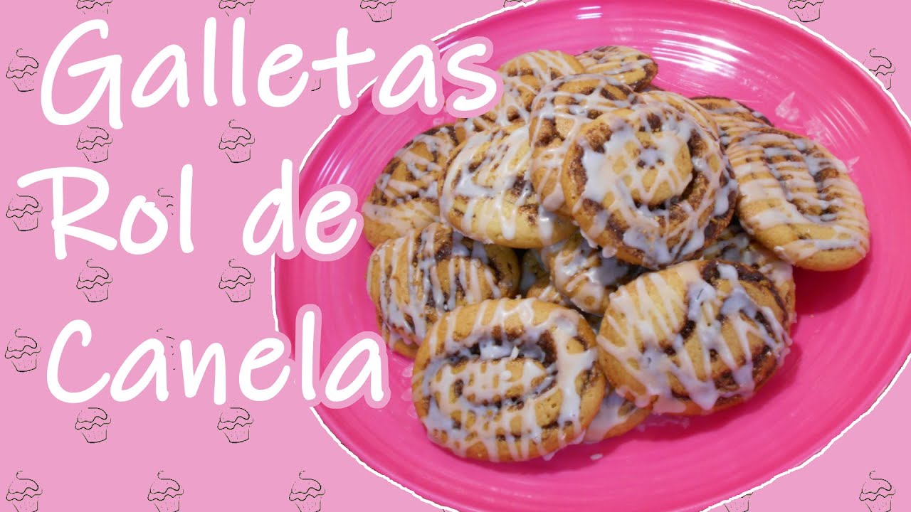 Galleta rol de canela | cinnamon roll cookies | Suaves y deliciosas