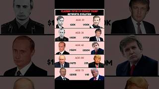 Vladimir Putin Vs Donald Trump Networth😱😱 #shorts