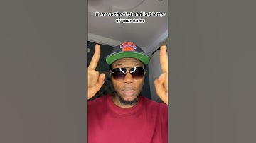 Remove the first and last letter of your name #shorts #trending #memes #tiktok
