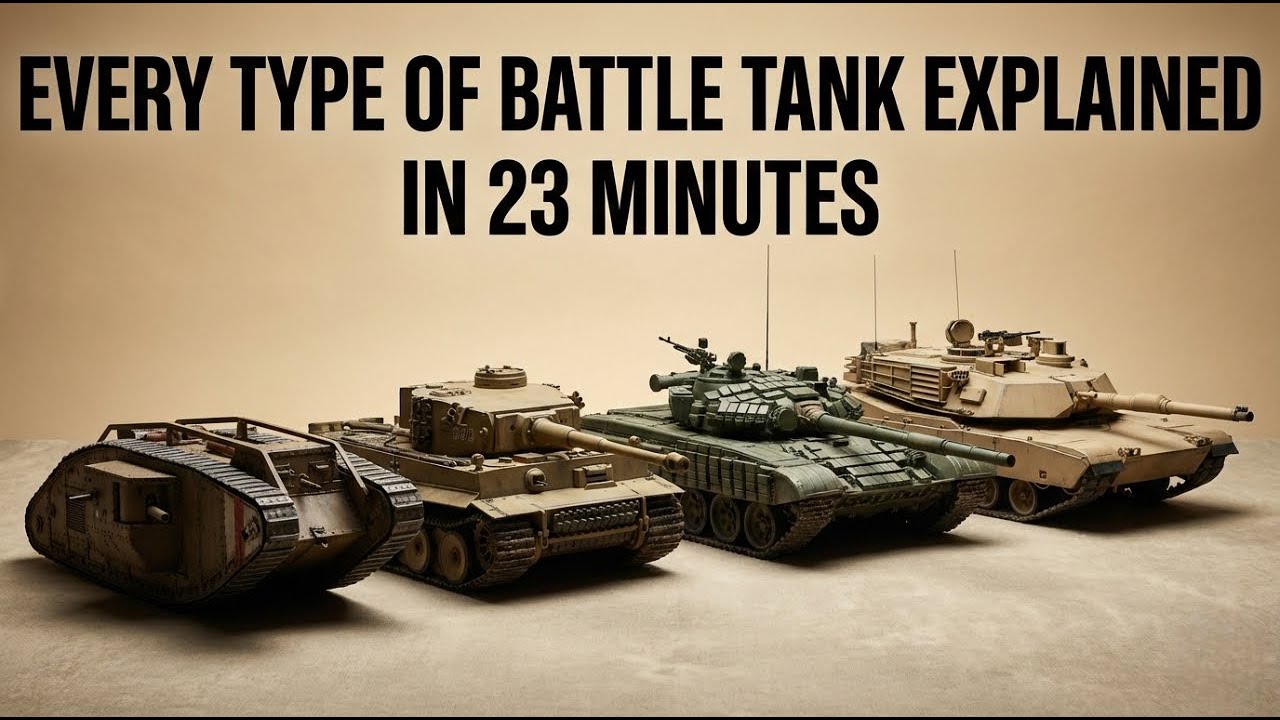 Every Type Of Battle Tank Explained in 23 Minutes