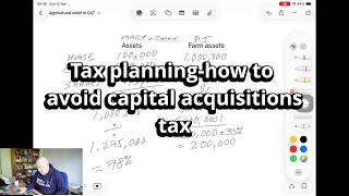 Tax planning for Capital Acquisitions Tax-how to lawfully avoid tax