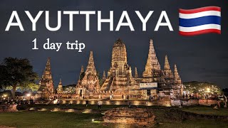 Ayutthaya, Thailand 1day trip! We enjoyed the ancient capital of Thailand! #travelvlog