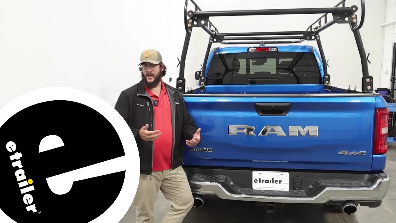 A Closer Look at the etrailer Over-The-Cab Truck Ladder Rack on a 2025 ...