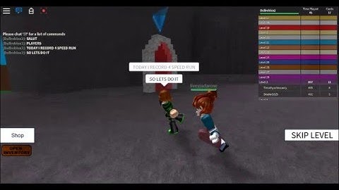 Roblox Speed run 4 part 1...