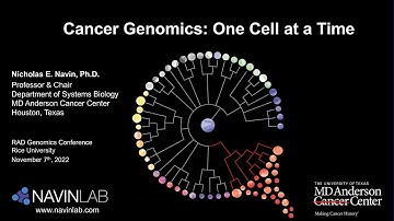 Nicholas Navin: Cancer Genomics: One Cell at a Time