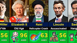 How World Leaders Died  | Age of Death |