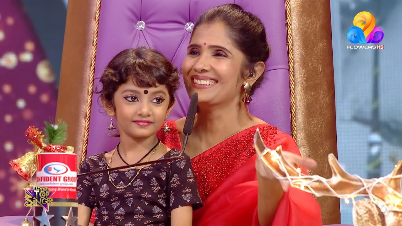 മധുരാലാപനത്തിലൂടെ പാട്ടുവേദിയുടെ ഹൃദയം കവർന്ന് മേഘ്‌നക്കുട്ടി   !!!