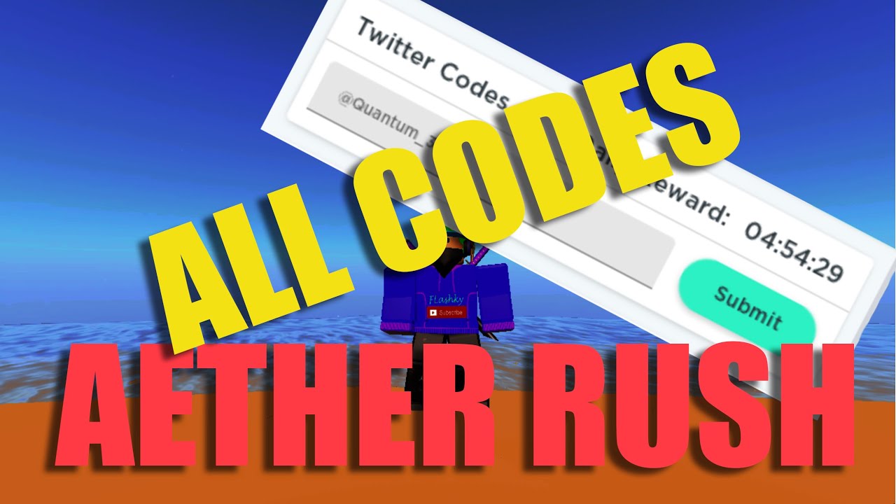 All working Codes in Aether Rush