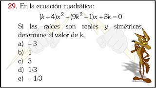 RAÍCES SIMÉTRICAS - Ecuaciones Cuadráticas Álgebra