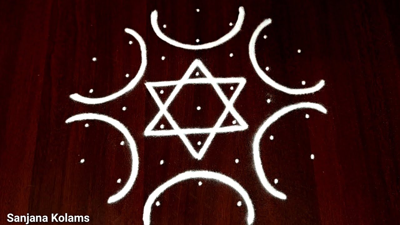 🌺7*4 точки🌺 Легко, просто, красиво и🌺Традиционный КамбиКолам🌺 Пятничный и праздничный Ранголи