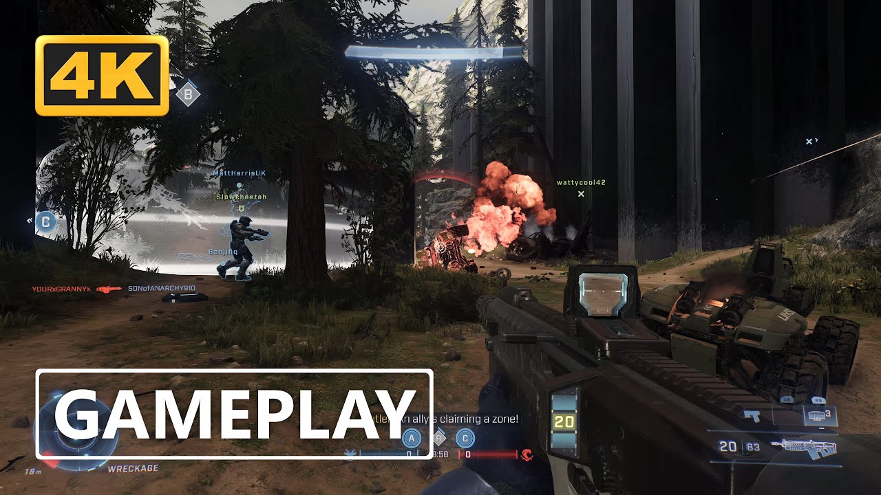 Halo Infinite Xbox Series X Big Team Battle Gameplay 4K - YouTube