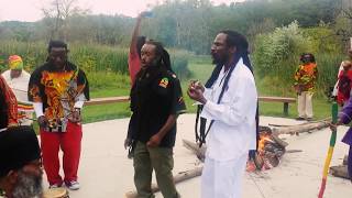 Haile Selassie the 1st Earth day celebration Toronto Nyahbinghi 2017