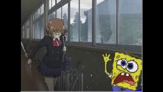 Spongebob tries to stop the Umbrella Death.