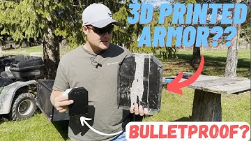Testing 3D Printed Armor for your viewing pleasure