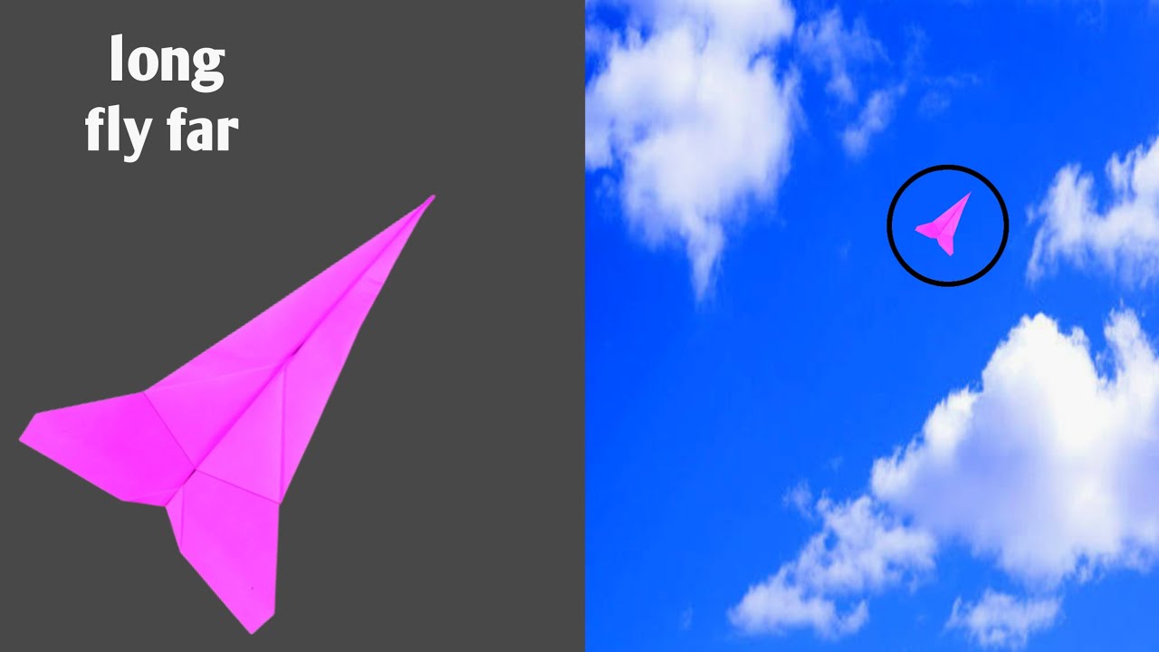 how-to-make-a-best-paper-airplane-that-s-flying-far-youtube